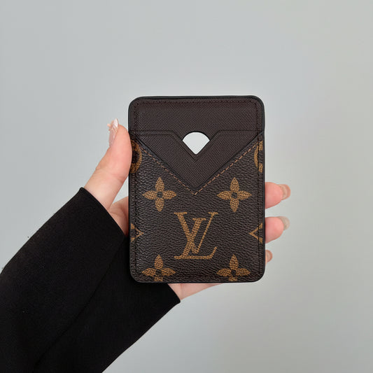 Monogram Canvas MagSafe Card Holder