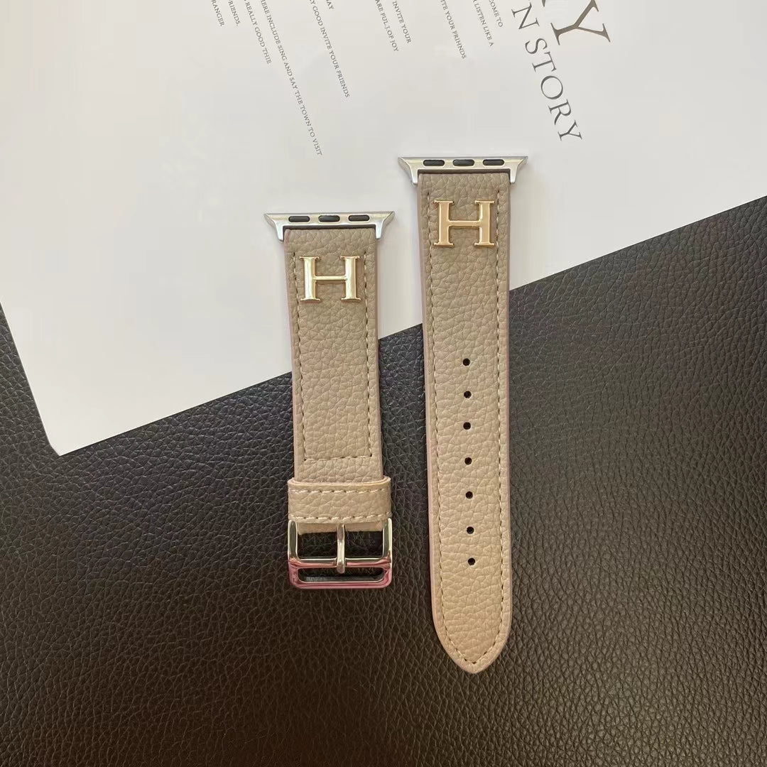 H Luxe Leather Watch Strap