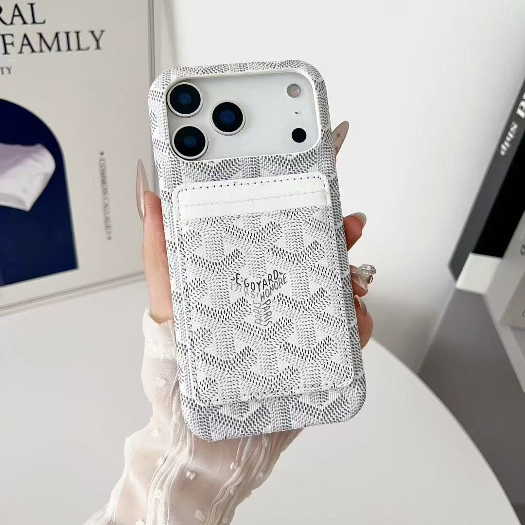Patterned MagSafe Case with Detachable Card holder