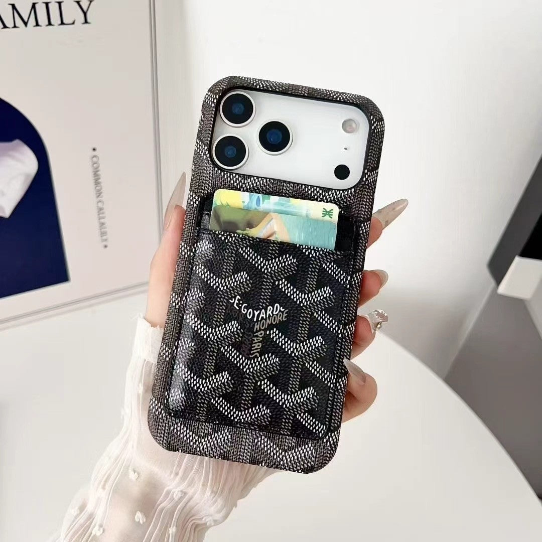 Patterned MagSafe Case with Detachable Card holder