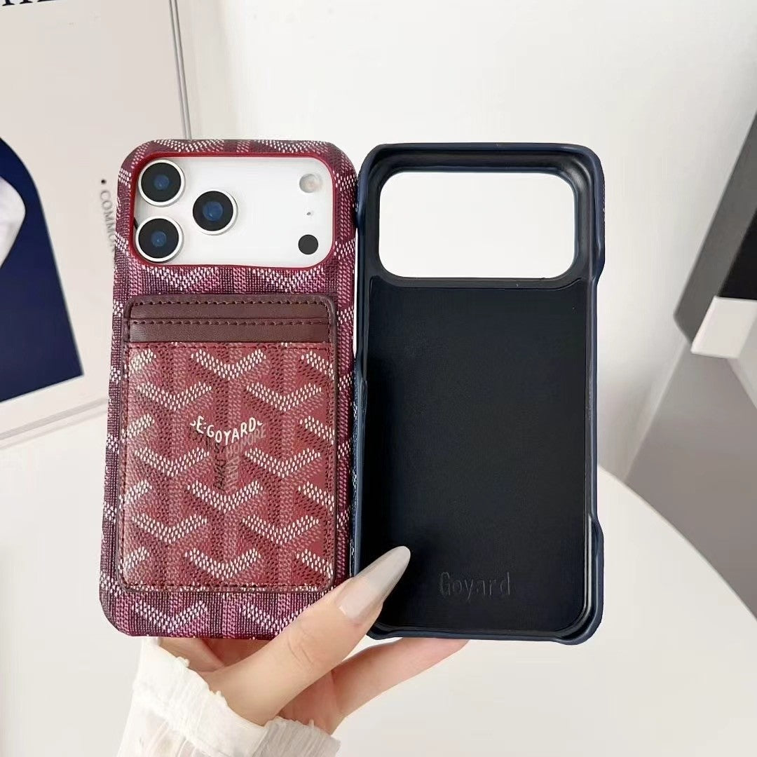 Patterned MagSafe Case with Detachable Card holder