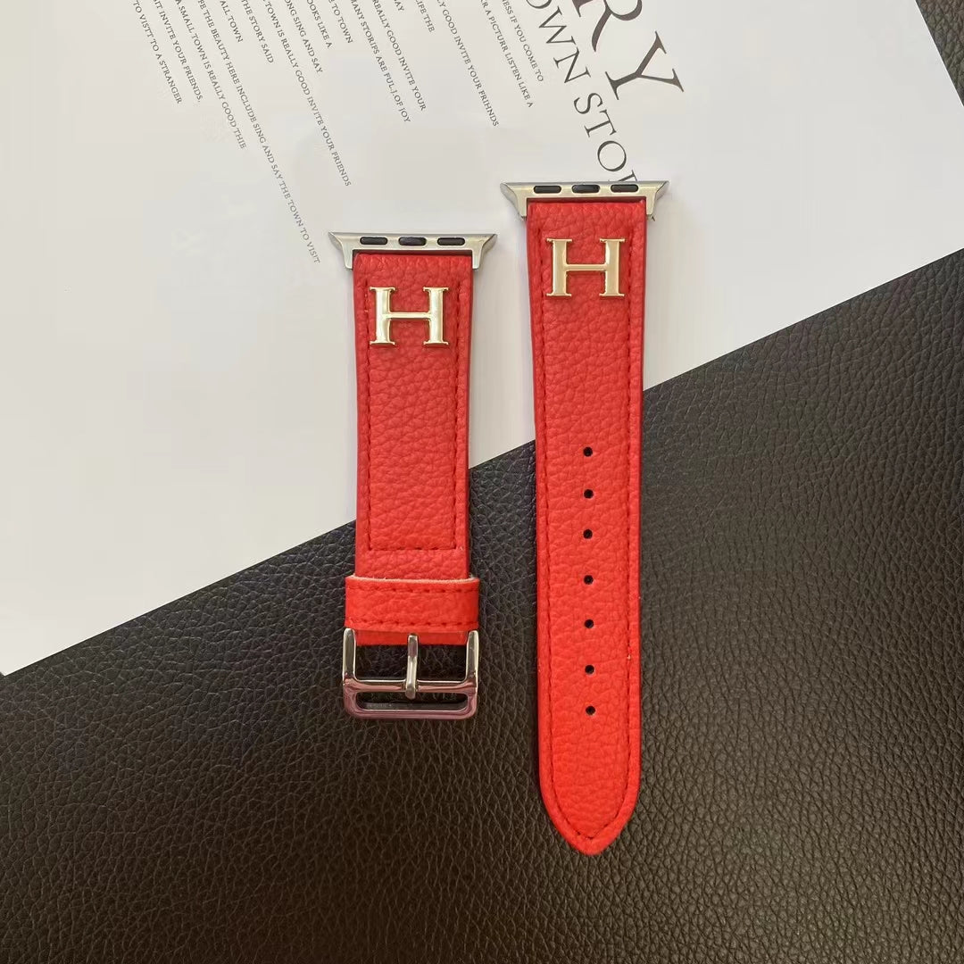 H Luxe Leather Watch Strap