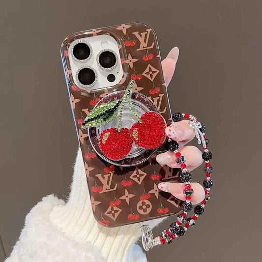 Cherry Vibes MagSafe  iPhone case with Grip