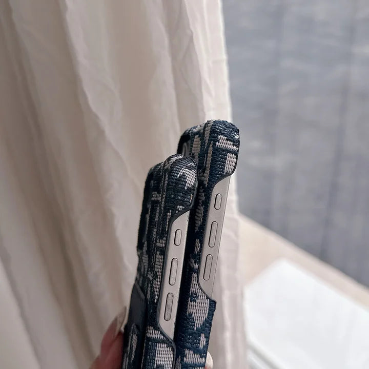Chic Pattern Card Holder iPhone Case - 3 Colors