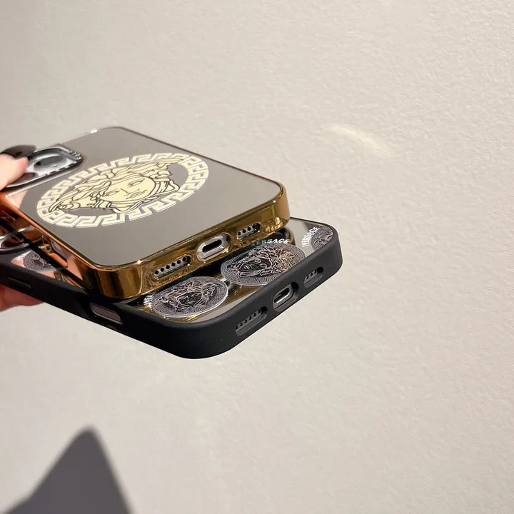 Medusa Mirror Plated iPhone Case