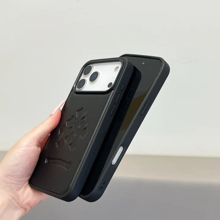 Premium Faux Leather iPhone Case