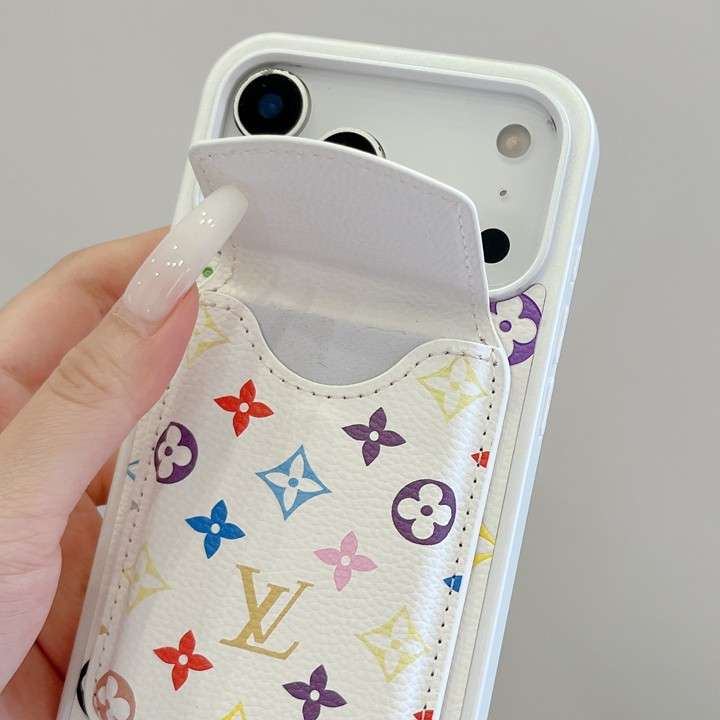 Pastel Monogram MagSafe iPhone Case with Detachable Wallet