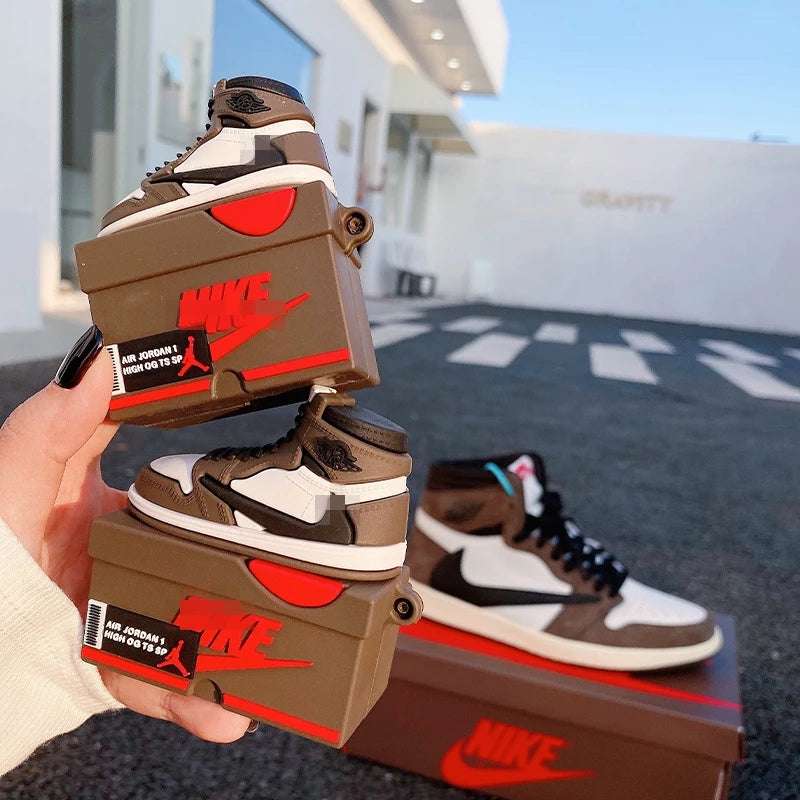 Travis Scott Mocha Sneaker AirPod Case