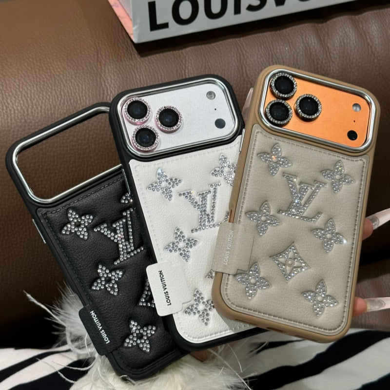Luxe Crystal Monogram iPhone Case