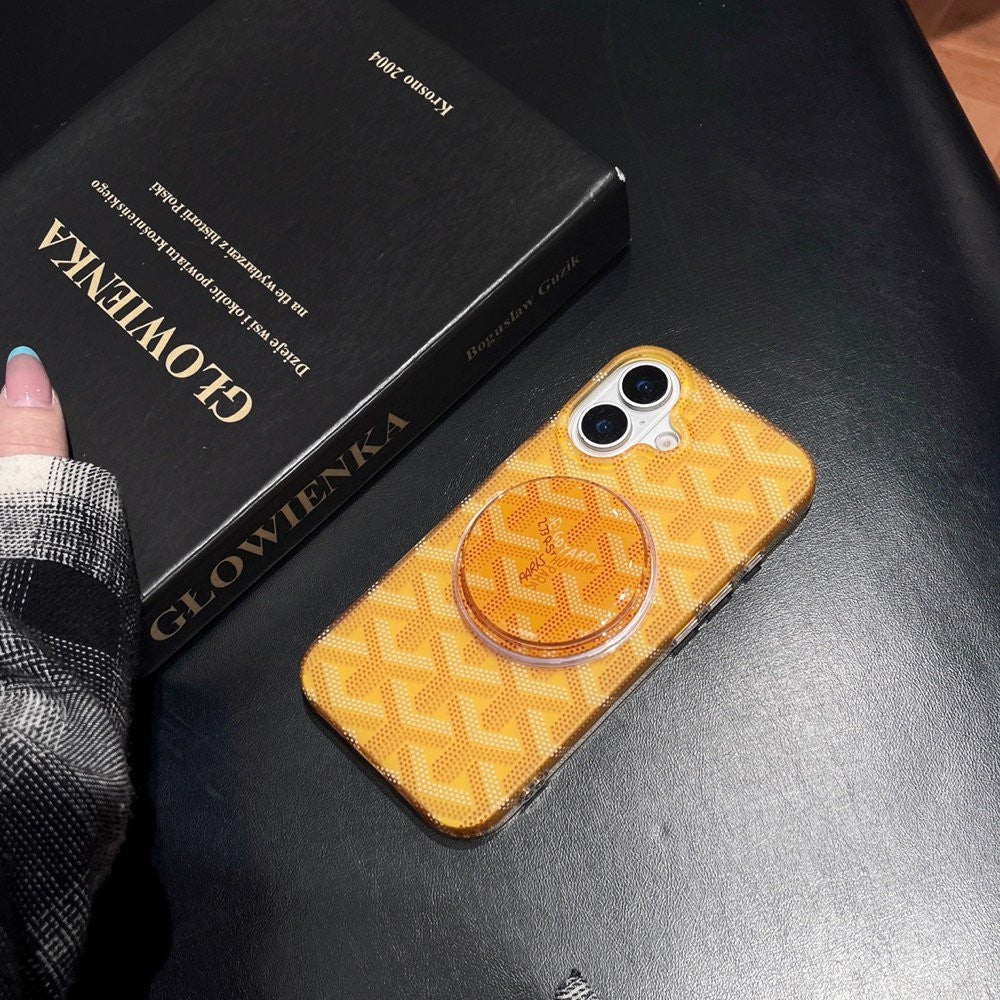 Pattern Inspired MagSafe Case with Detachable Grip