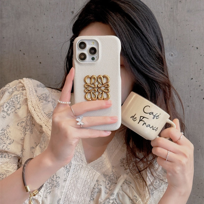 Embossed Logo iPhone Case