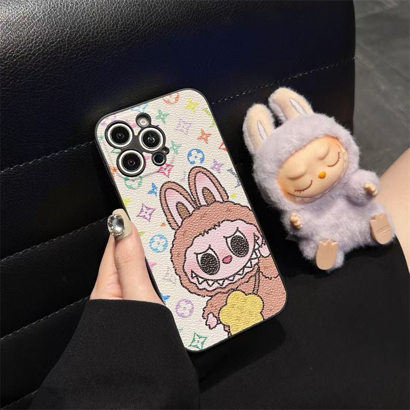 Kawaii Monster Monogram iPhone Case