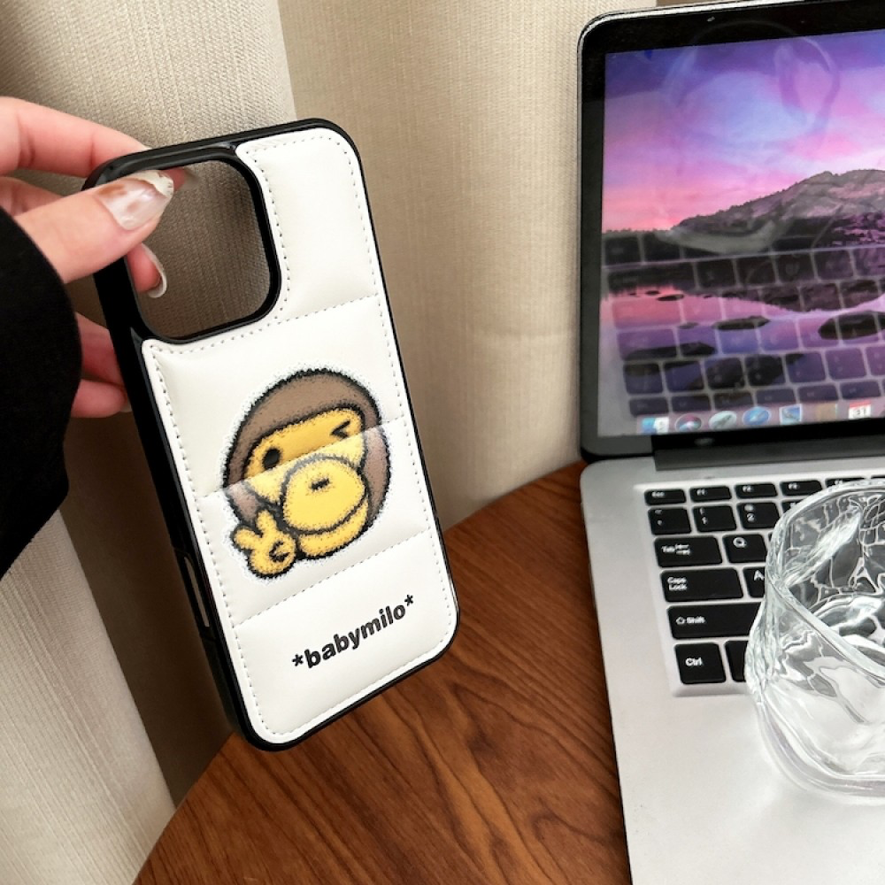 Baby Milo Style Down Filled Puffer iPhone case