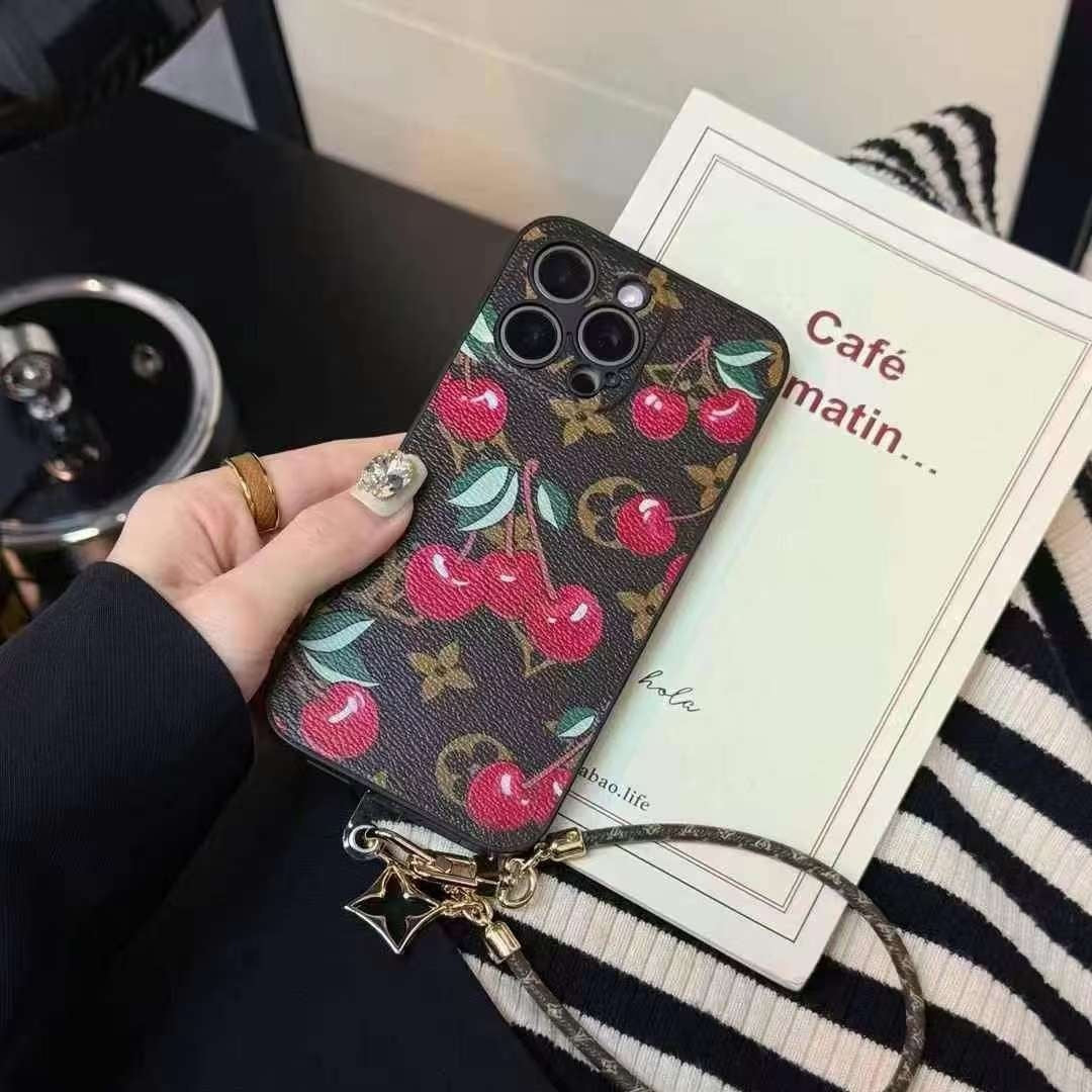 Cherry Pop + Detachable Charm iPhone case