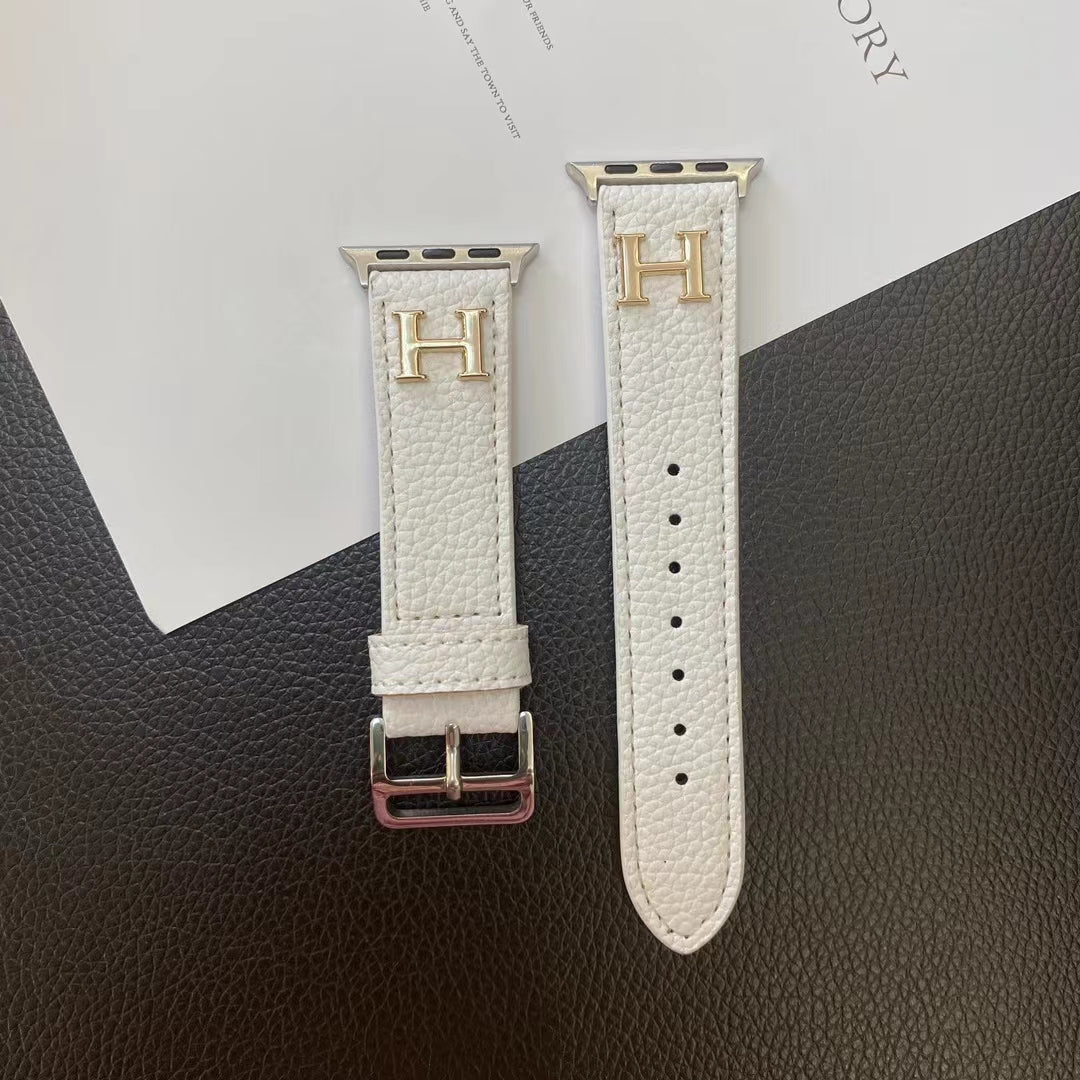 H Luxe Leather Watch Strap