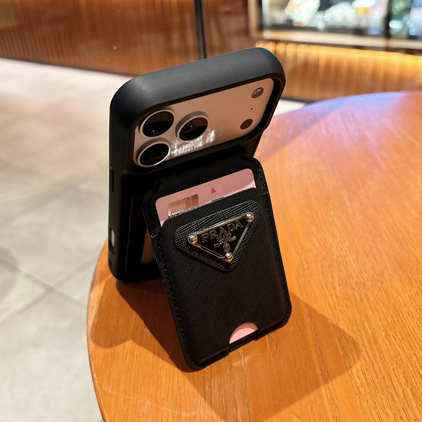 Saffiano Wallet Case — iPhone 13–17