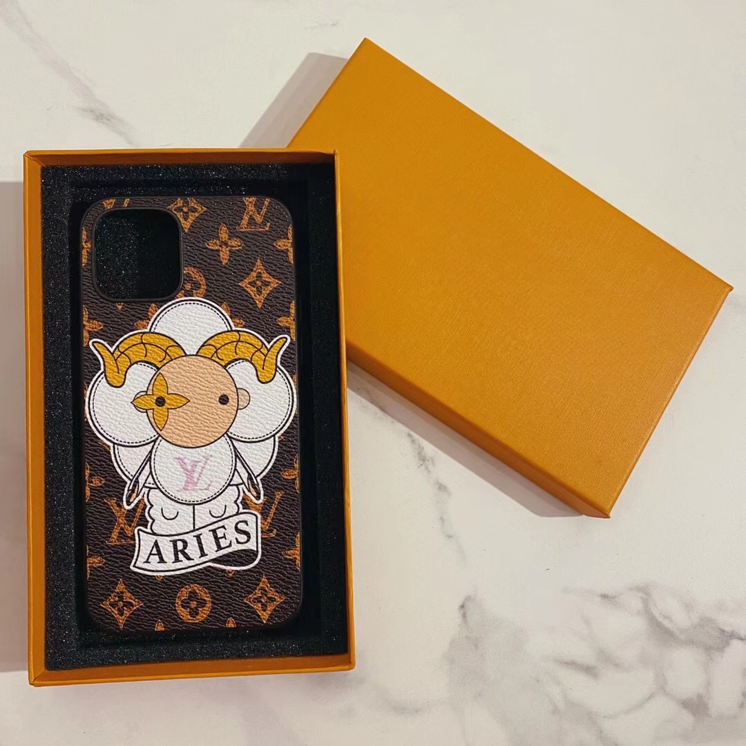 Aries Love Painted iPhone Case