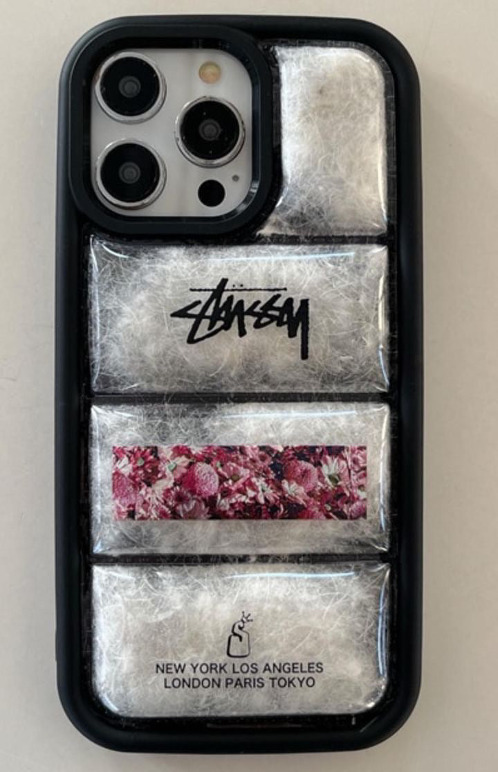 Streetwear Clear Puffer iPhone case💥