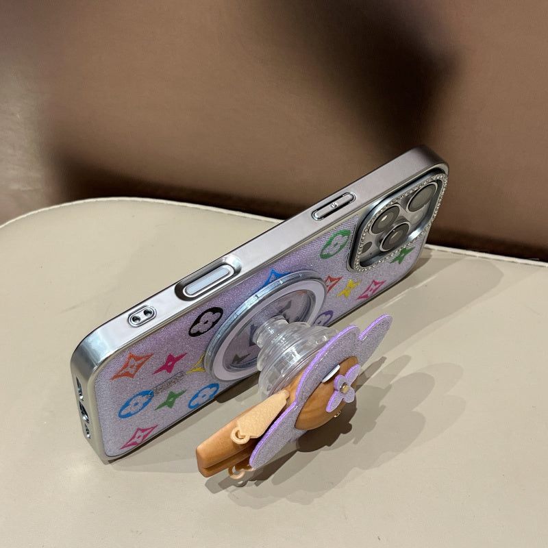Sparkles MagSafe Sunflower iPhone Case