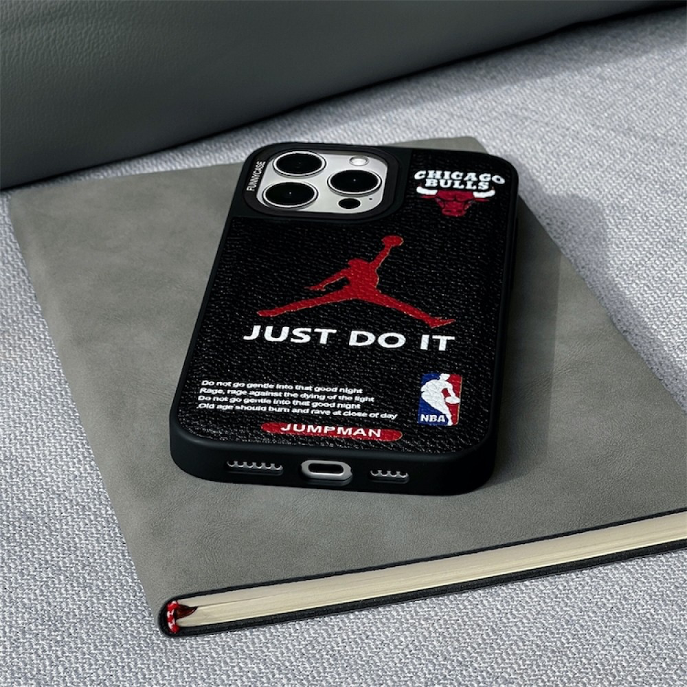 Bulls Leather Textured iPhone case