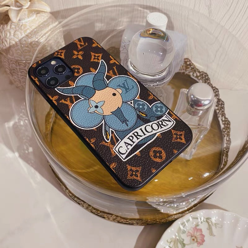 Capricorn Love Painted iPhone Case Custom made