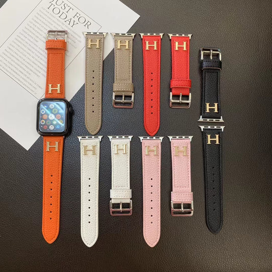 H Luxe  Leather Watch Strap
