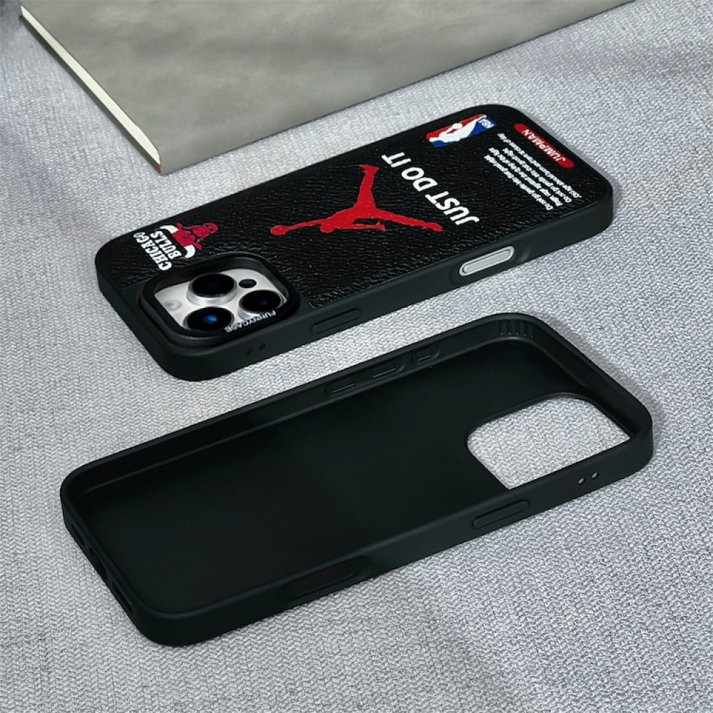 Bulls Leather Textured iPhone case