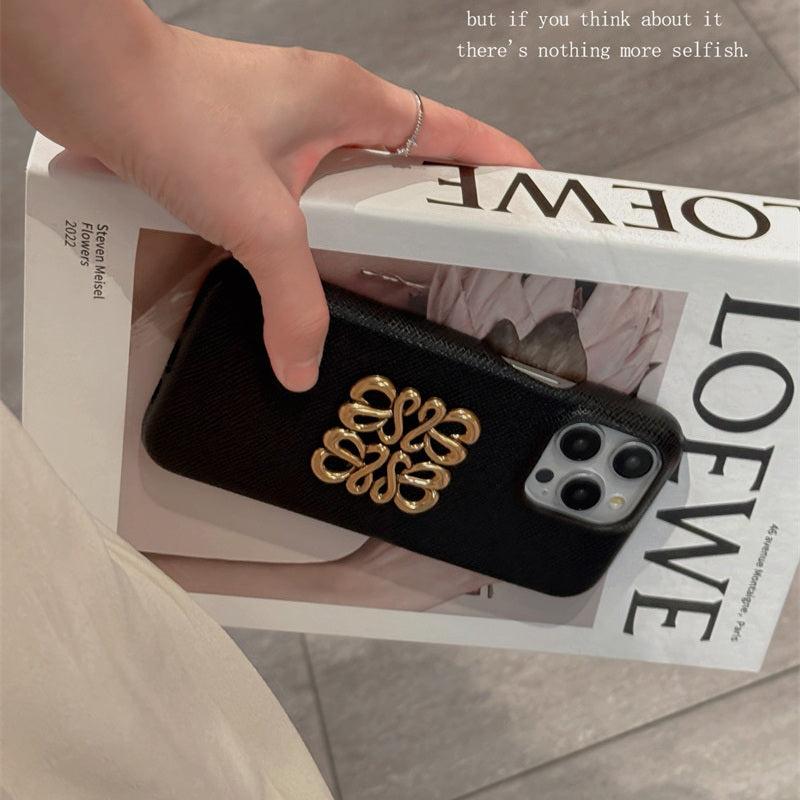 Embossed Logo iPhone Case