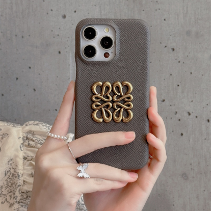 Embossed Logo iPhone Case