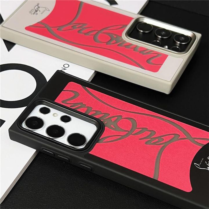 Signature Logo Red Bottom Samsung Case