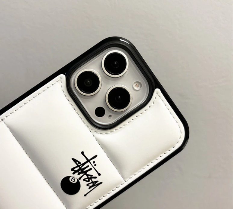 Street Stus Style Down Filled Puffer Phone case - iPhone or Samsung