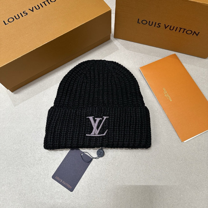 Luxe Logo Wool Beanie Hat