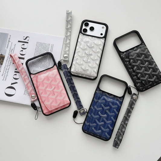 Luxury Patterned Case with Card Holder