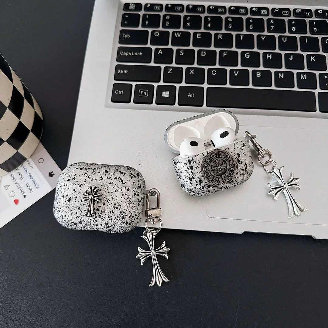 CR Heart Speckled AirPod Case