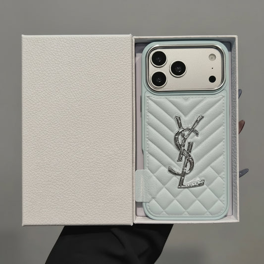Luxury Saint iPhone Case - Blue