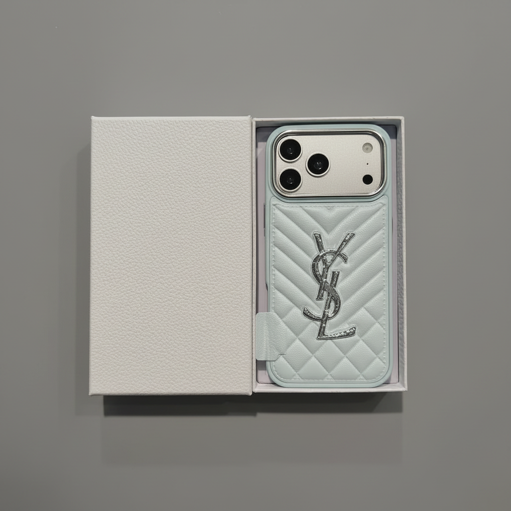 Luxury Saint iPhone Case - Blue