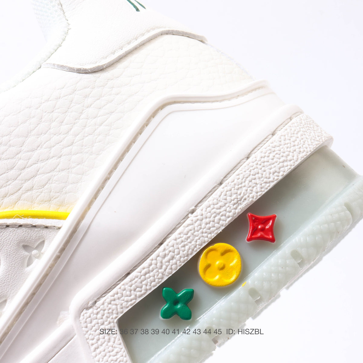 1V Monogram Trainer Sneakers - White