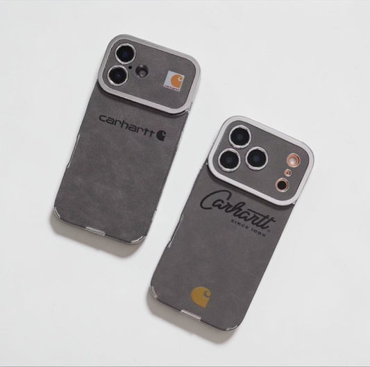 Suede Workwear Style iPhone Case