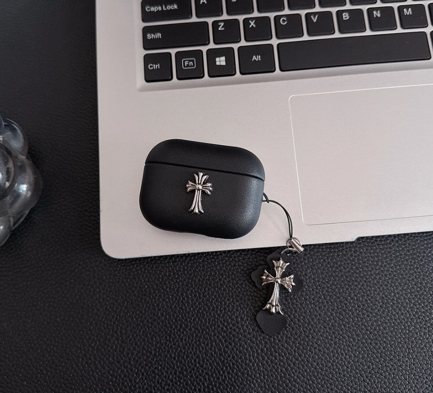 Chrome Cross or Logo AirPod Case