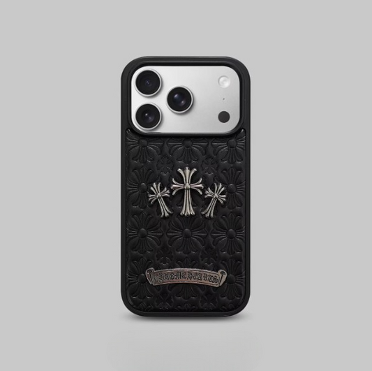 Embossed Cross Textured iPhone Case
