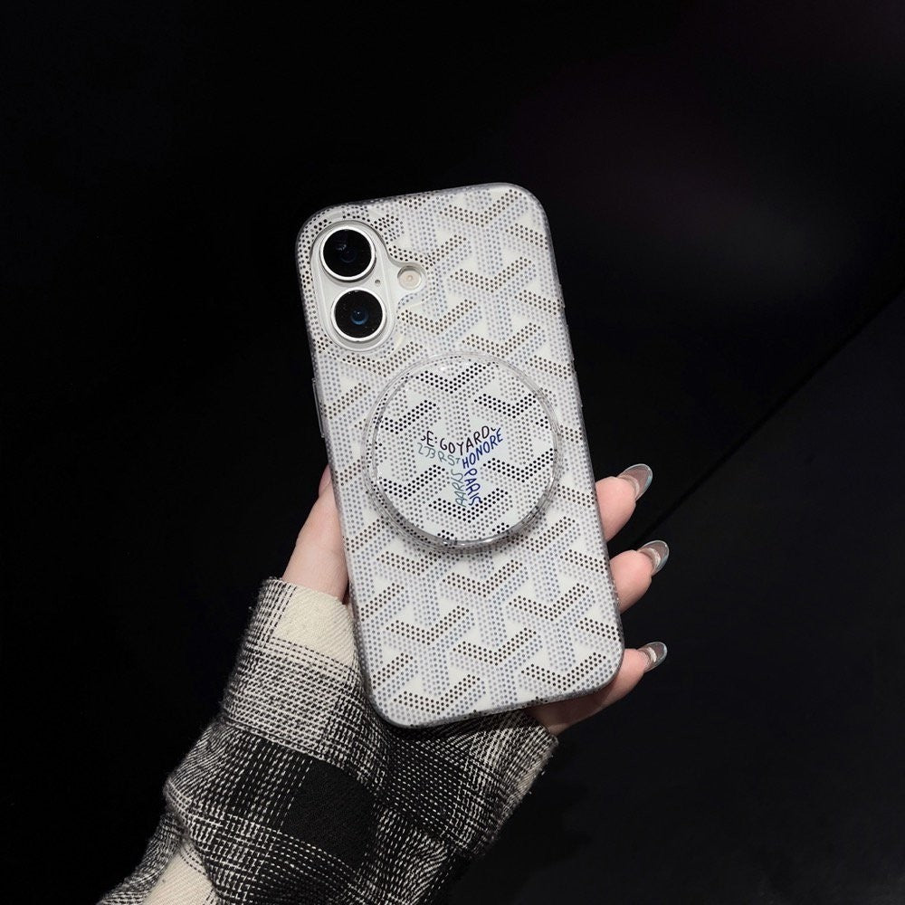 Pattern Inspired MagSafe Case with Detachable Grip