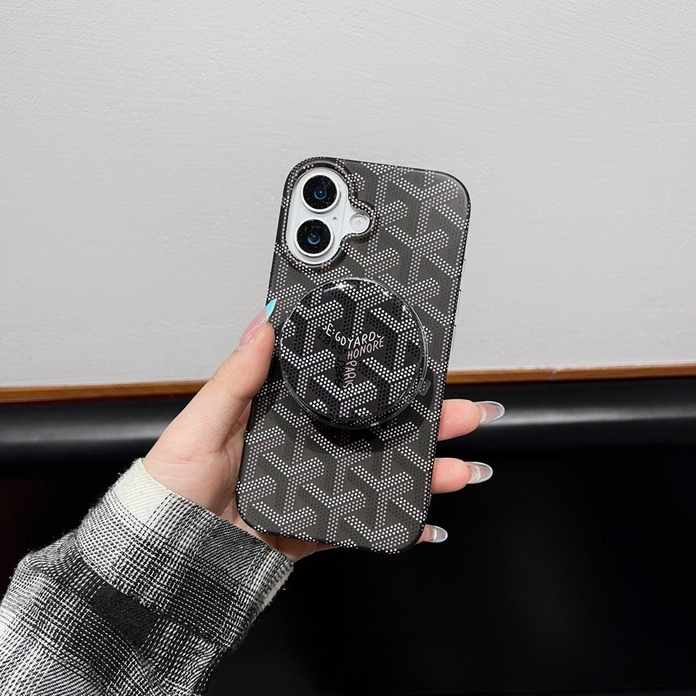 Pattern Inspired MagSafe Case with Detachable Grip