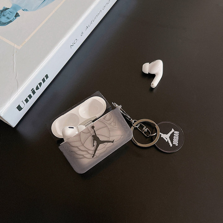 Jordan AJ Black transparent AirPod Case