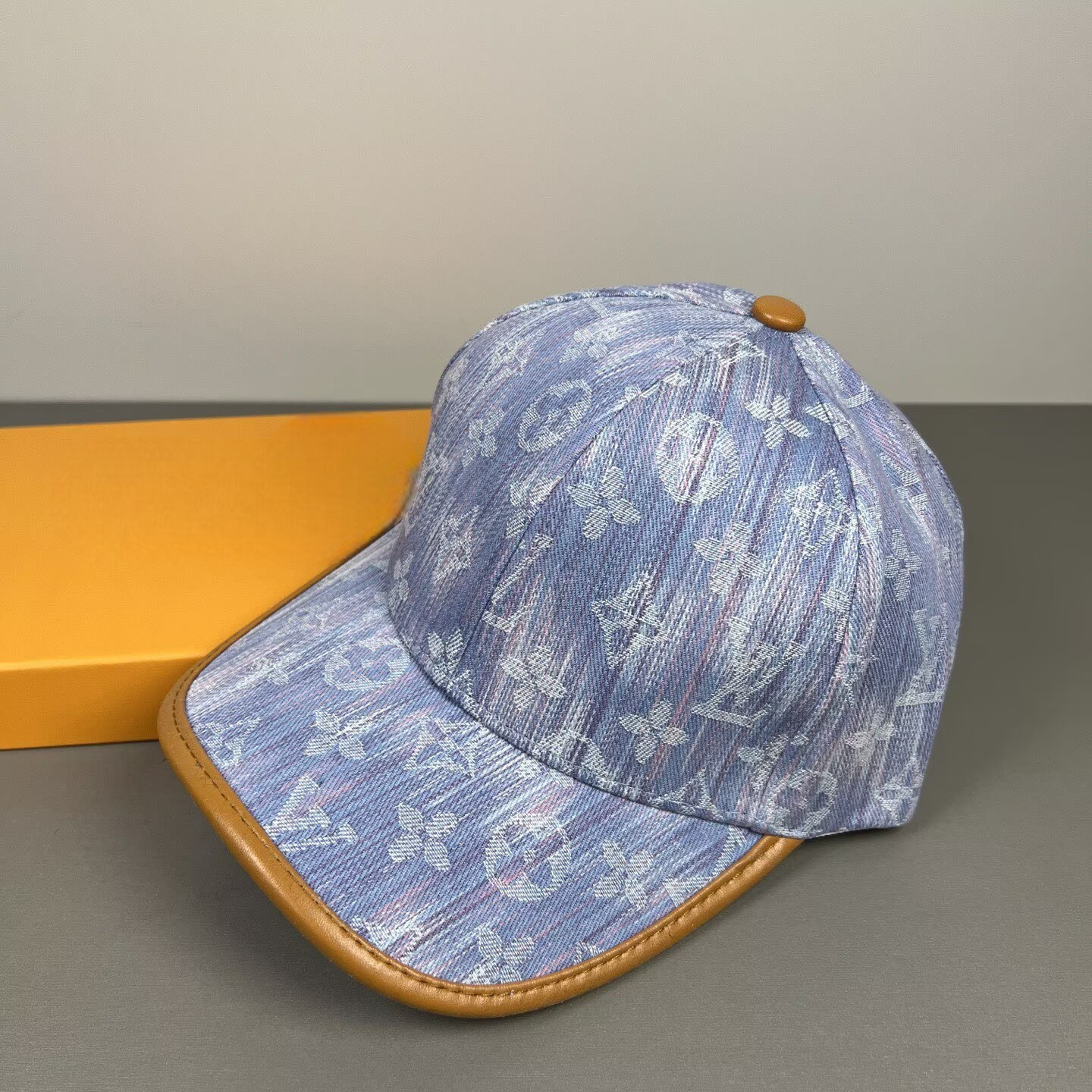 Denim Monogram Cap - 3 Styles