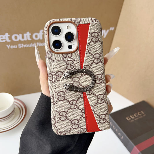 Luxury Horseshoe Card holder Phone Case