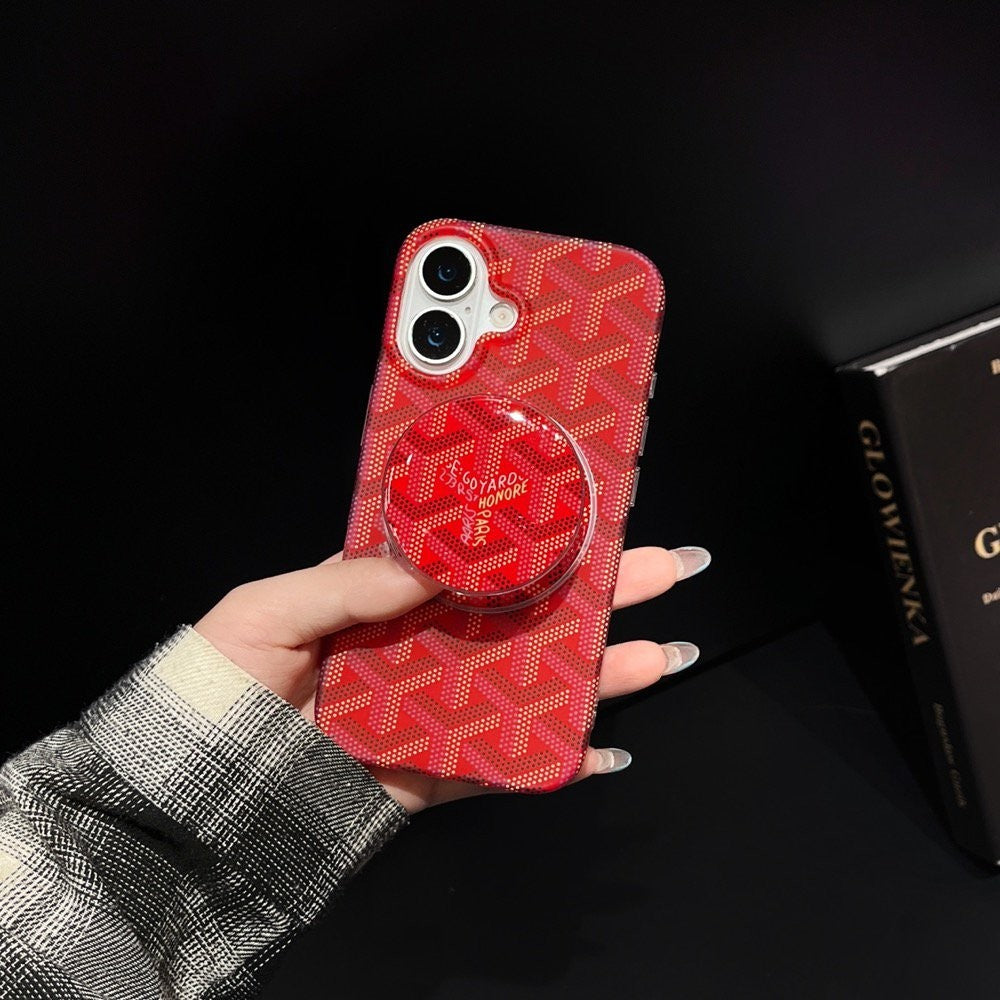 Pattern Inspired MagSafe Case with Detachable Grip
