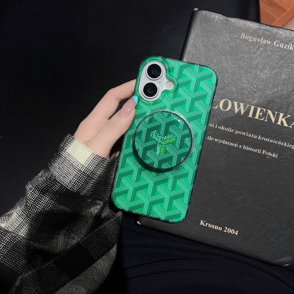 Pattern Inspired MagSafe Case with Detachable Grip