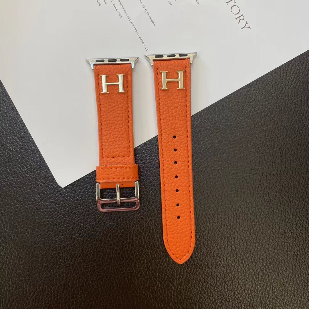 H Luxe Leather Watch Strap