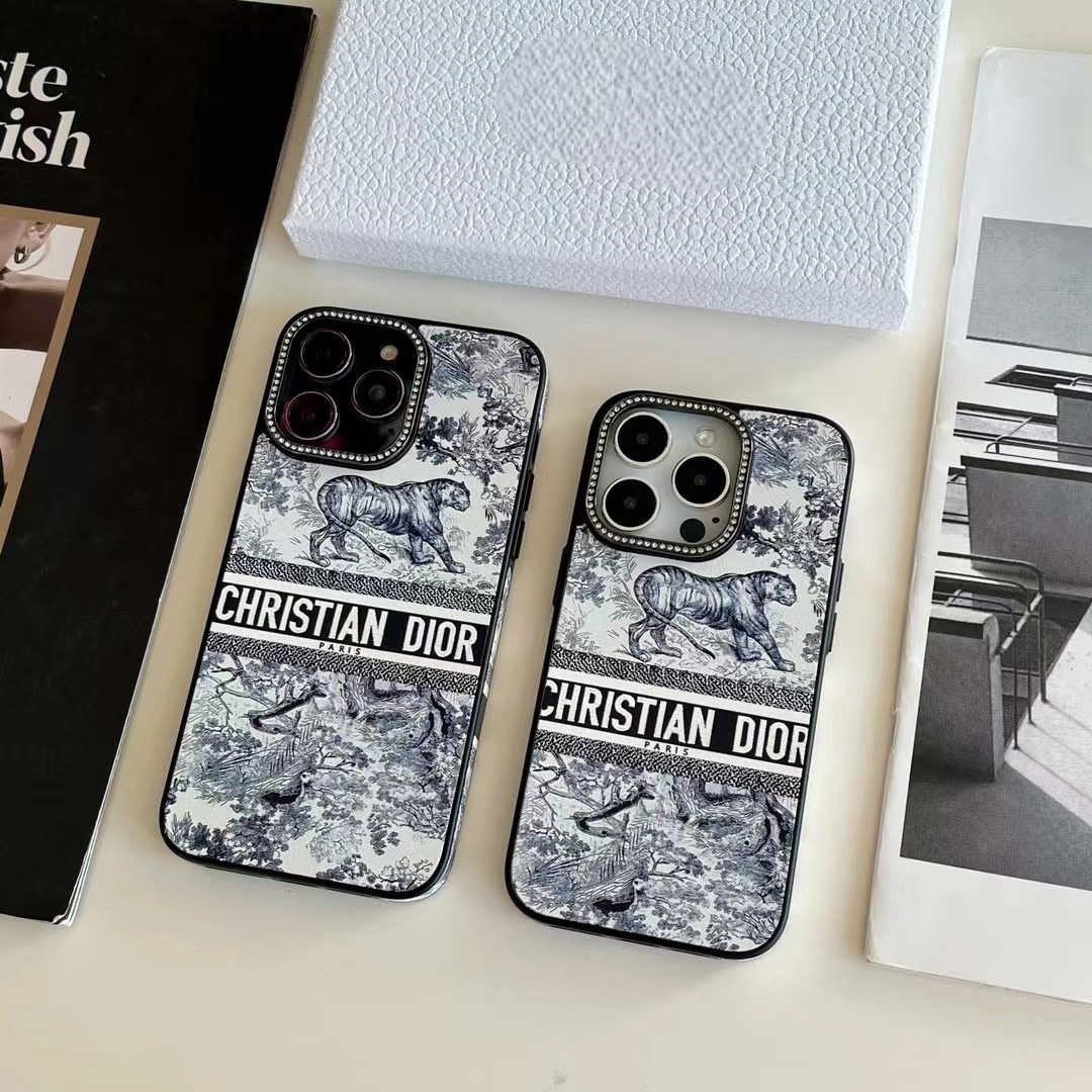 Jungle Print iPhone Case with Sparkle Surround