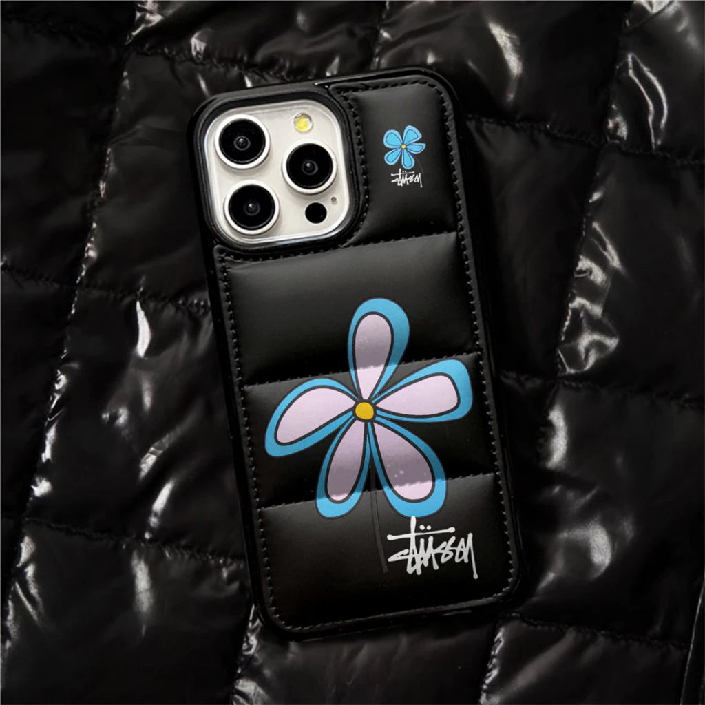 Streetwear Flower Puffer iPhone case